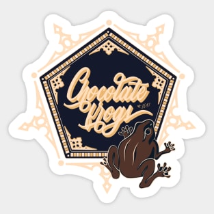 Chocolate Frogs Box Sticker